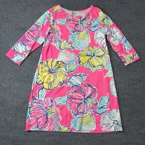 Lilly Pulitzer Dress Women's Size XL Marlowe Swept by the Tides Tropical Floral